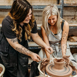 Coffee & Clay Pottery Wheel Class (SATURDAY, 11/1) **THE COZY BOOKWYRM**