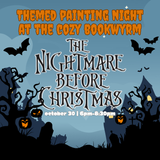 Themed Pottery Painting Night: Nightmare Before Christmas (THURSDAY, 10/30) **THE COZY BOOKWYRM**