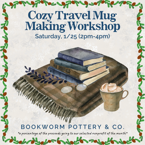 Cozy Travel Mug Workshop (SATURDAY, 1/25)