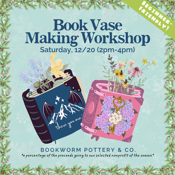 Book Vase Workshop (SATURDAY, 12/20) **CARGO DISTRICT**