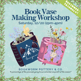 Book Vase Workshop (SATURDAY, 12/20) **CARGO DISTRICT**