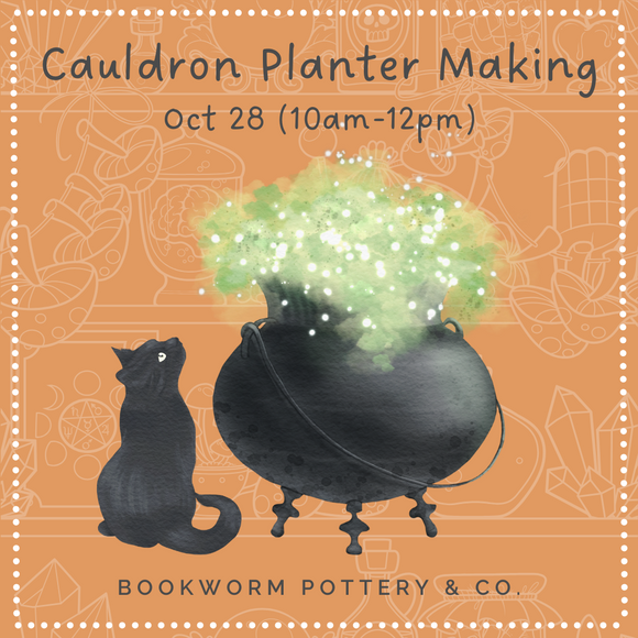 Cauldron Planter Making (10/28)