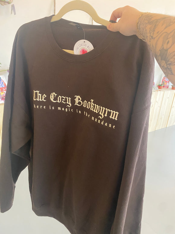 Cozy Bookwyrm Crewneck