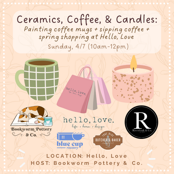 Mug Painting with Hello, Love (4/7)