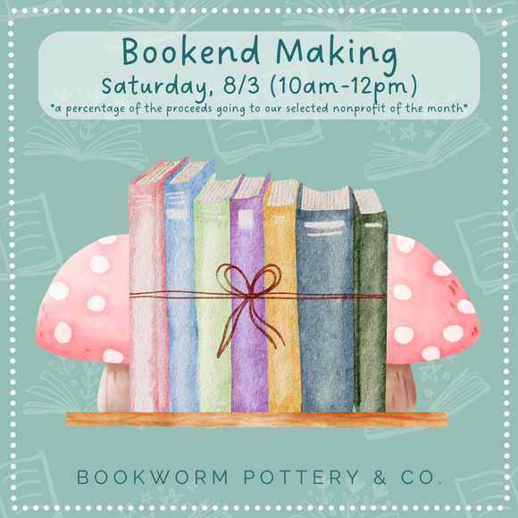 Bookend Making (SATURDAY, 8/3)