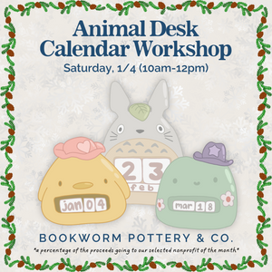 Animal Desk Calendar Workshop (SATURDAY, 1/4)