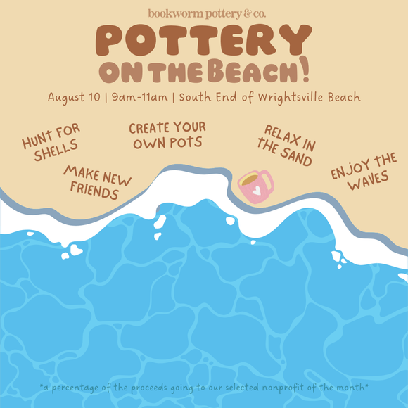 Pottery at the Beach (SATURDAY, 8/10)