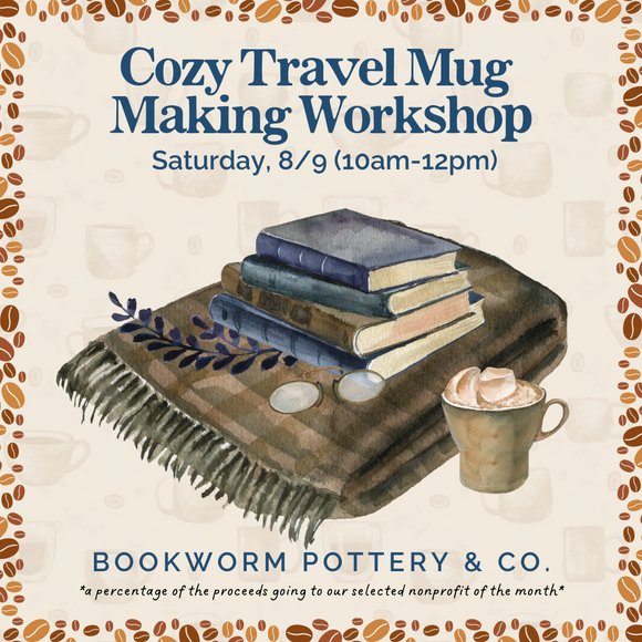 Cozy Travel Mug Making Workshop (SATURDAY, 8/9) **CARGO DISTRICT LOCATION**
