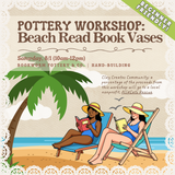 Pottery Workshop: Beach Read Book Vases (SATURDAY, 8/1) **THE CARGO DISTRICT**