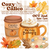 Caffeine & Clay: Fall Pottery Painting with Calico Coffee (FRIDAY, 10/2) **CALICO COFFEE BAR**