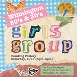 Painting Session for the Wilmington 20’s & 30’s Girls Group at The Cozy Bookwyrm (4/11/26)