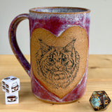 Maine Coon Cat Heart Mug (11 oz.)