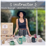 8-Week INTERMEDIATE Pottery Wheel Series (WEDNESDAYS, 4/22-6/10)