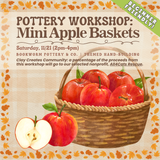 Pottery Workshop: Apple Basket Bag (SATURDAY, 11/21) **THE CARGO DISTRICT**