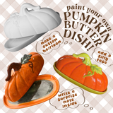Pottery in the Pumpkin Patch: Pumpkin Butter Dish Painting at Biggers Market (SUNDAY, 11/1)