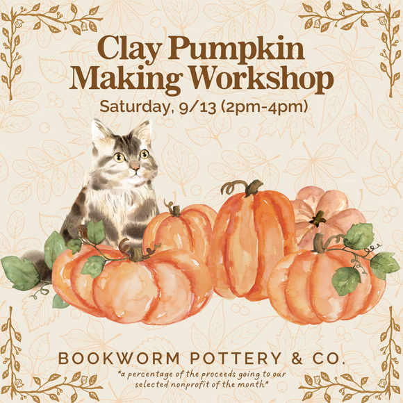 Pumpkin Making Workshop (SATURDAY, 9/13) **CARGO DISTRICT LOCATION**