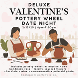 DELUXE Pottery Wheel Date Night (SATURDAY, 2/15) **CARGO DISTRICT LOCATION**